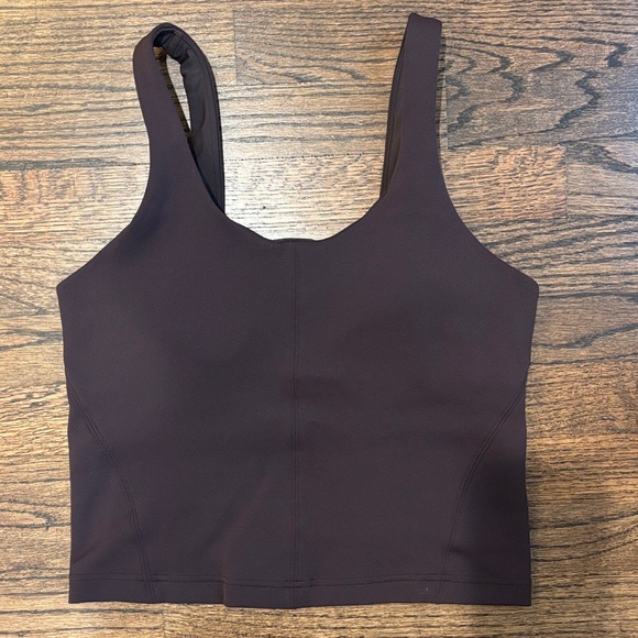 Lululemon Glow Up™ Tank Top Medium Support, B/C Cup in “Sequoia” size 8 - Picture 4 of 5